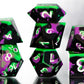 Scene Kid: 7 Piece Handmade Resin Dice