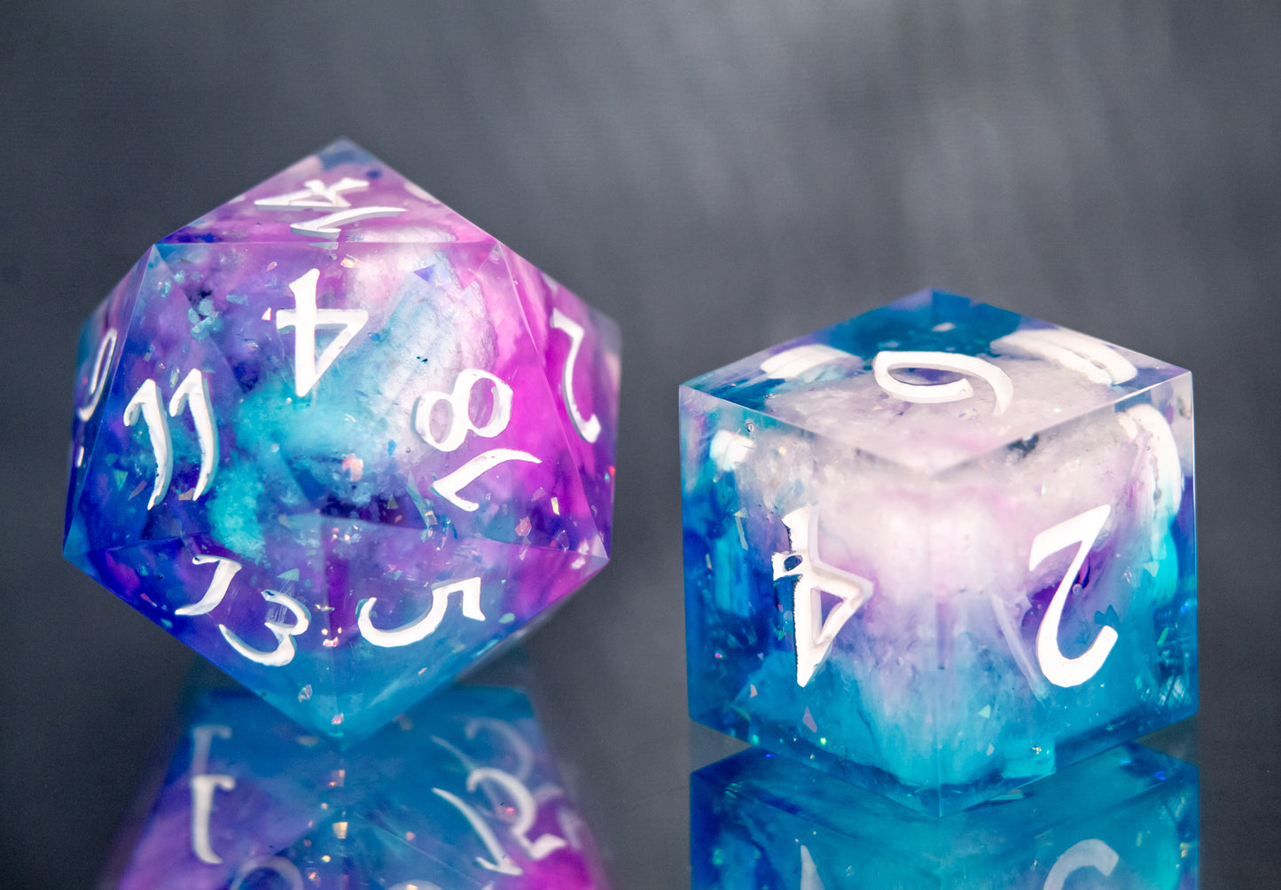 Dreamscape - 7 Piece Handmade Resin Dice