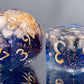 Cloudy Sunset - 7 Piece Handmade Resin Dice