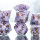 Lavender Picnic - 7 Piece Handmade Resin Dice