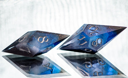 Dark Sky Preserve - 7 Piece Handmade Resin Dice