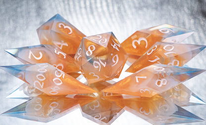 Azerite - 7 Piece Handmade Resin Dice