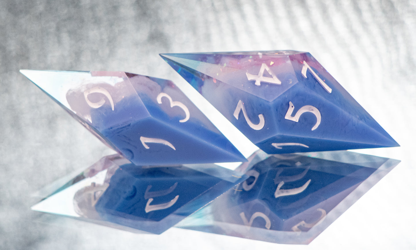 Sweet Dreams - 7 Piece Handmade Resin Dice