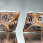 Ashes to Ashes - 7 Piece Handmade Resin Dice