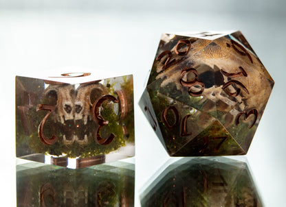 Bog O' Bones - 7 Piece Handmade Resin Dice