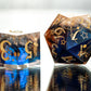 Clouds at Dawn- 7 Piece Handmade Resin Dice