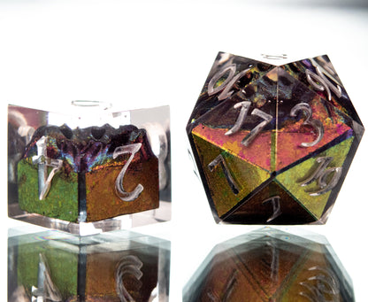 Phantasmic Horror - 7 Piece Handmade Resin Dice