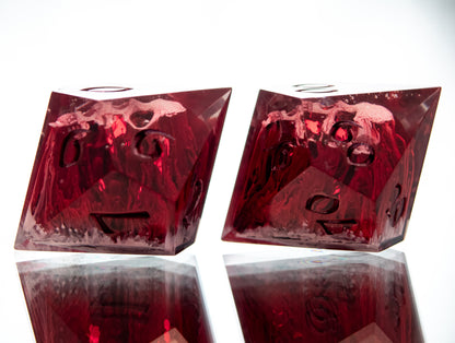 Blood Lich - 7 Piece Handmade Resin Dice