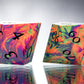 Radical Rainbow - 7 Piece Handmade Resin Dice