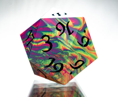 Neon Rainbow - Oversized D20