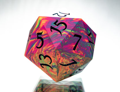 Neon Rainbow - Oversized D20