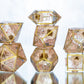 Princess' Garden- 7 Piece Handmade Resin Dice