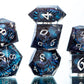 Will-O'-Wisp - 7 Piece Handmade Resin Dice