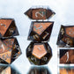 Rusted Remains - 7 Piece Handmade Resin Dice